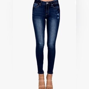 Kancan Dark Wash Denim Jeans Size 15/31 in EUC